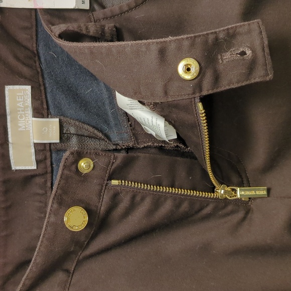 Chic Wide Leg Pants by Michael Kors – Chocolate Brown Elegance - Picture 13 of 15